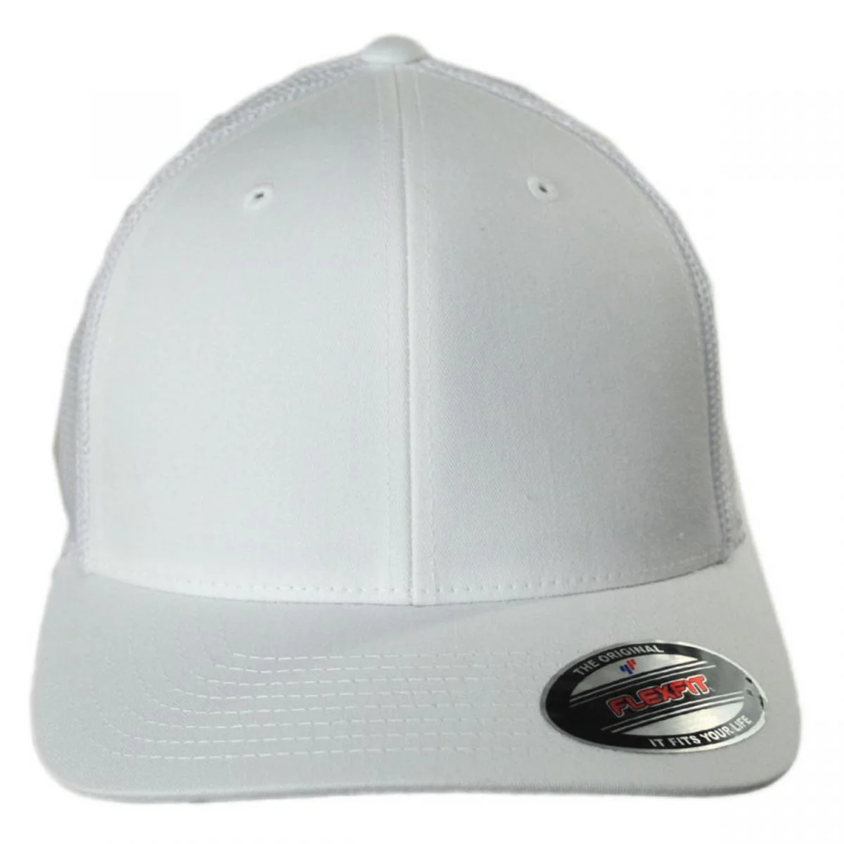 Tonal Mesh Trucker Flexfit Fitted Baseball Cap - Image 14