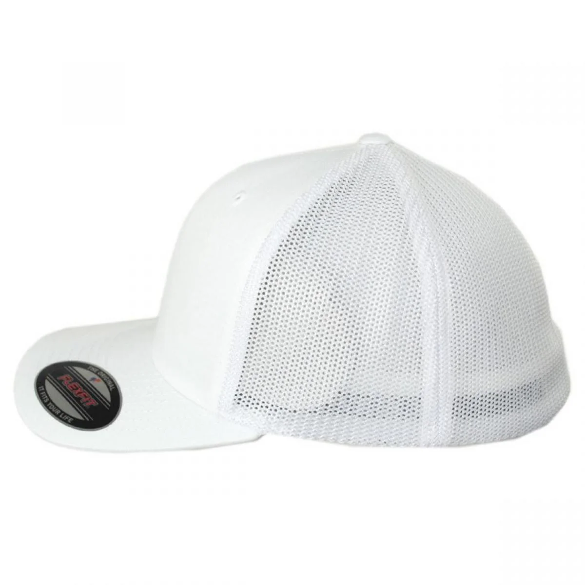Tonal Mesh Trucker Flexfit Fitted Baseball Cap - Image 15