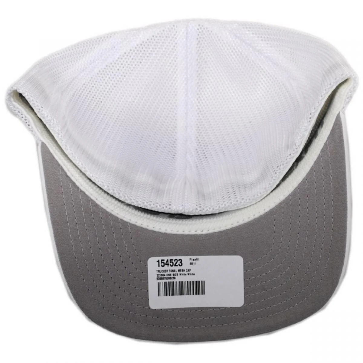 Tonal Mesh Trucker Flexfit Fitted Baseball Cap - Image 16