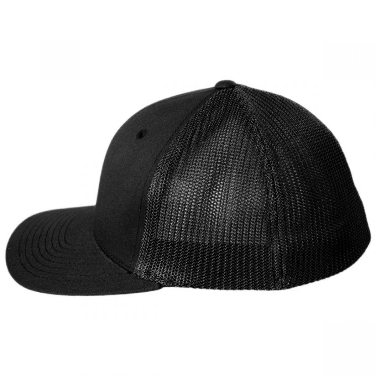 Tonal Mesh Trucker Flexfit Fitted Baseball Cap - Image 3