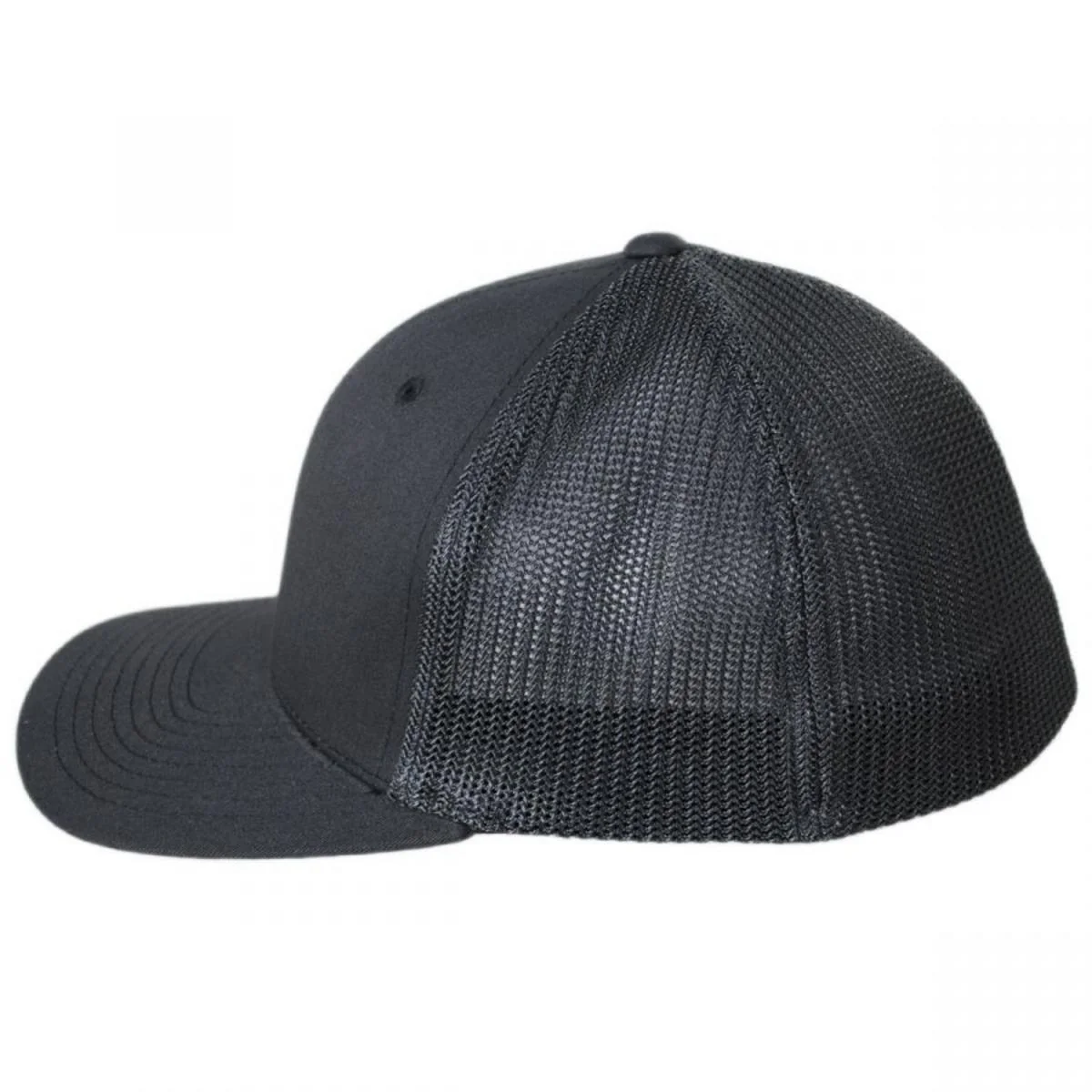 Tonal Mesh Trucker Flexfit Fitted Baseball Cap - Image 7