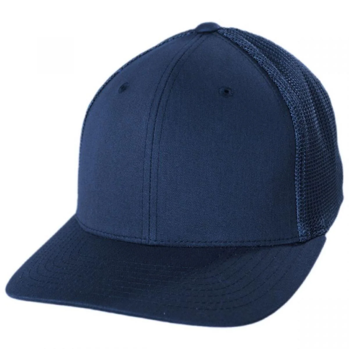 Tonal Mesh Trucker Flexfit Fitted Baseball Cap - Image 9