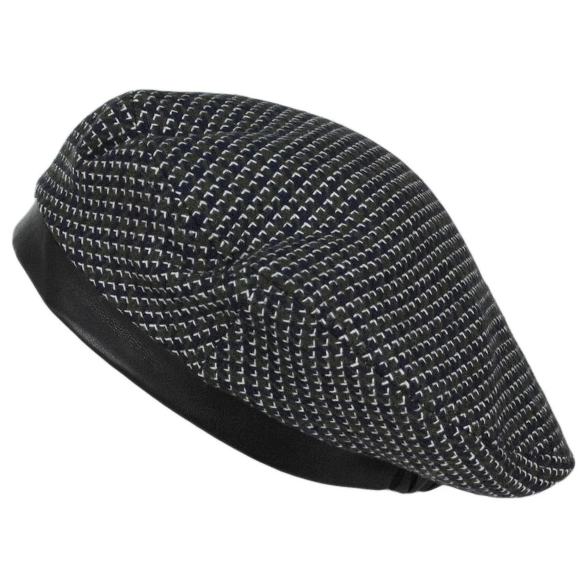 Tooth Grid Knit Beret - FINAL SALE