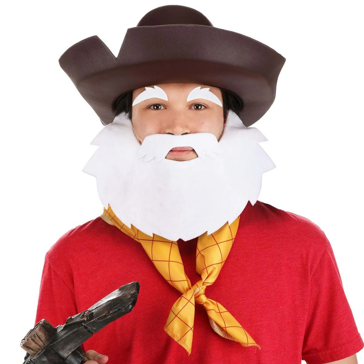 Toy Story 2 Stinky Pete Prospector Hat, Beard, and Scarf Kit - Image 3