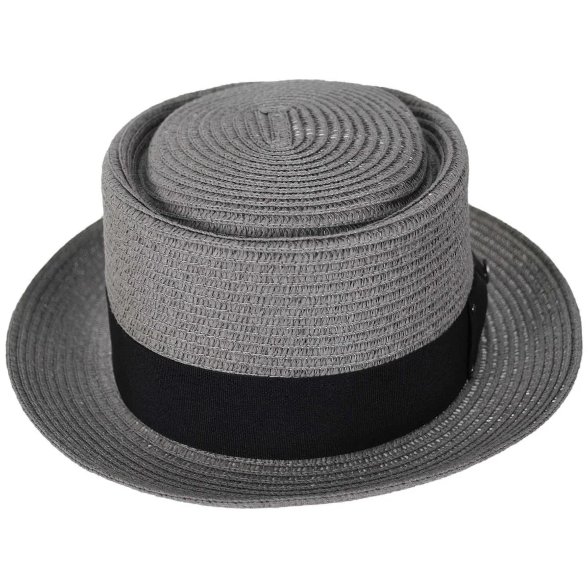 Toyo Straw Braid Pork Pie Hat - Image 11
