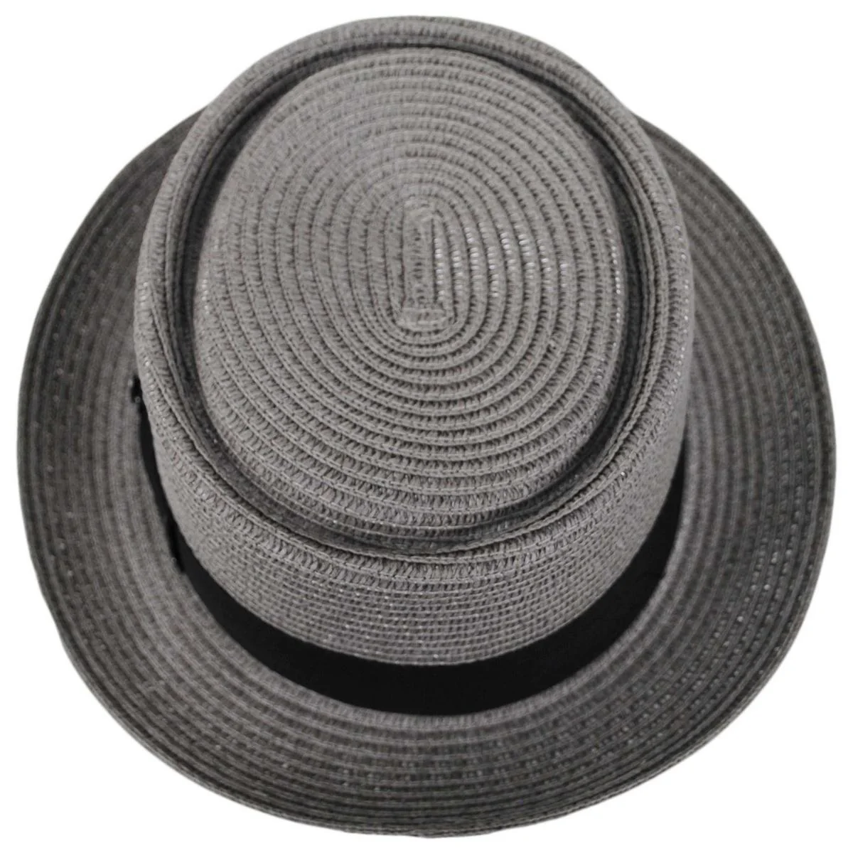 Toyo Straw Braid Pork Pie Hat - Image 13
