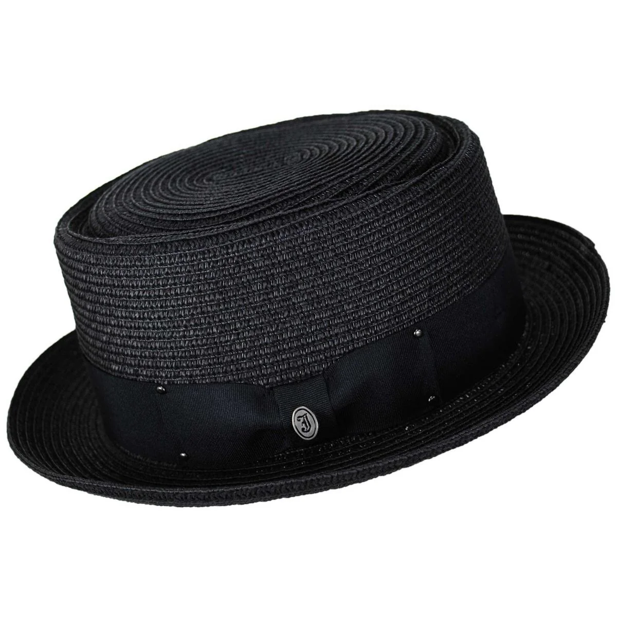 Toyo Straw Braid Pork Pie Hat - Image 5