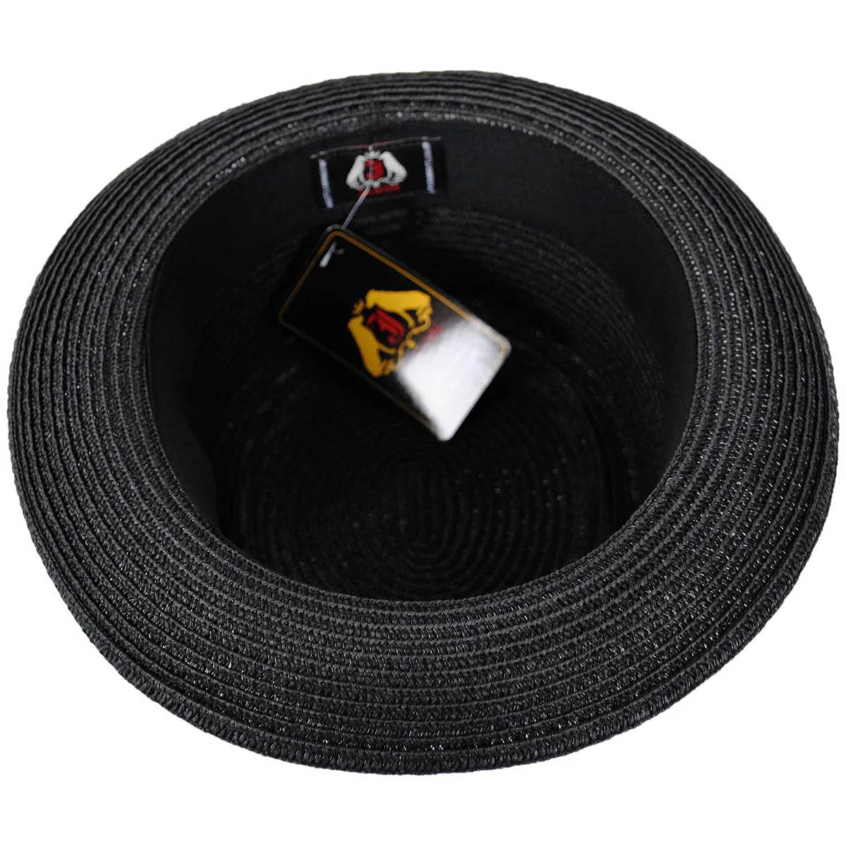 Toyo Straw Braid Pork Pie Hat - Image 7