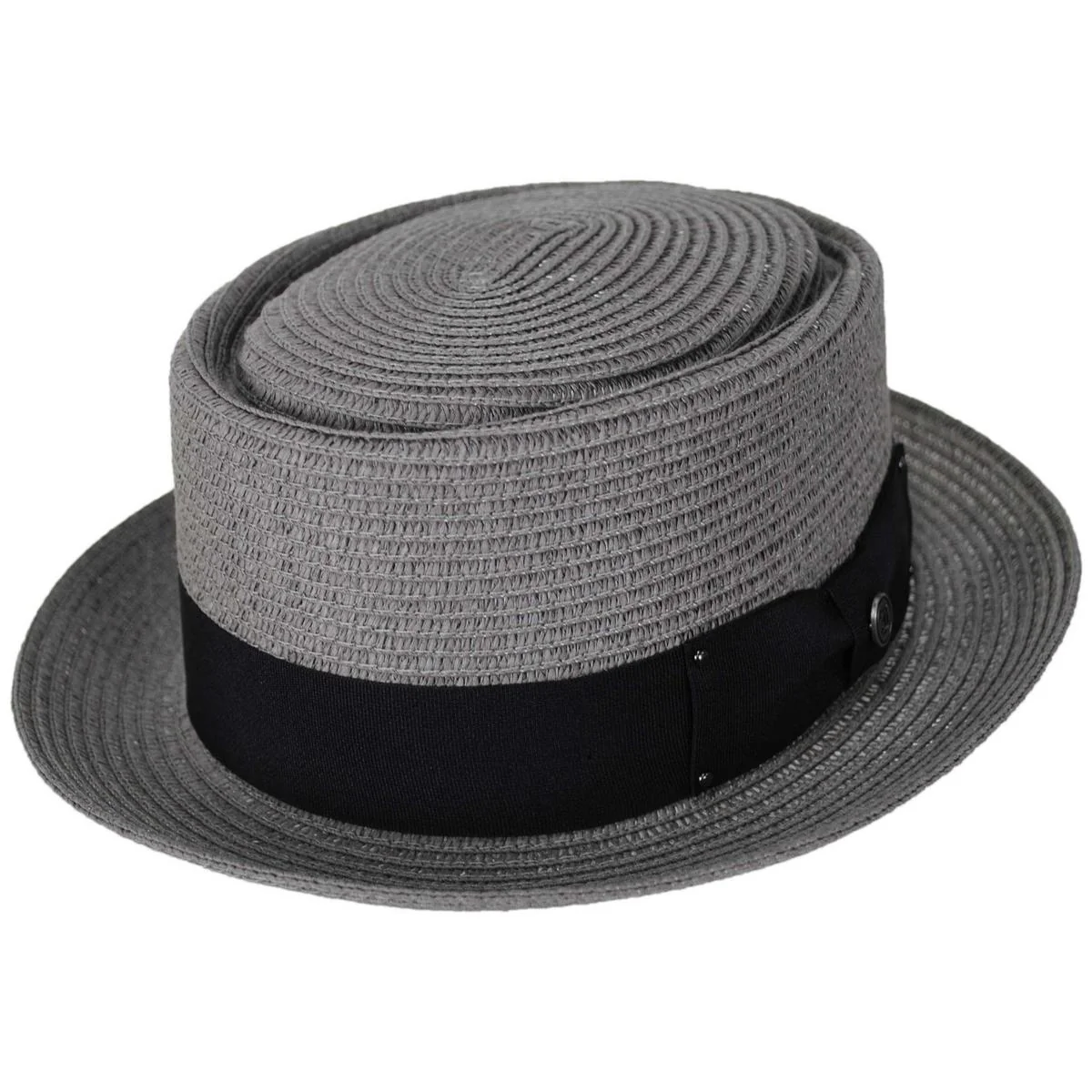 Toyo Straw Braid Pork Pie Hat - Image 8