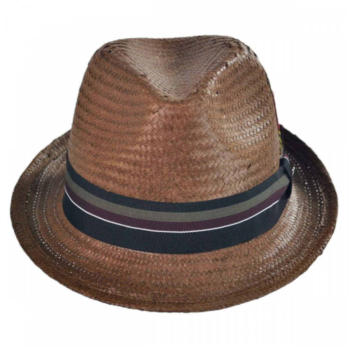 Tribeca Toyo Straw Trilby Fedora Hat - Image 3