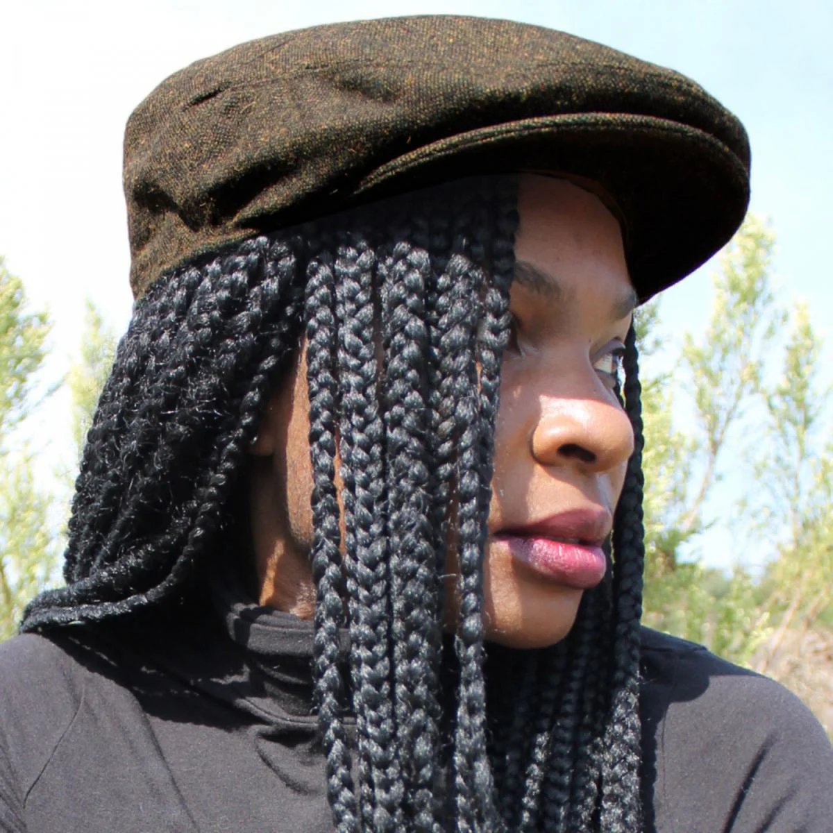 Troubadour Tweed Wool Blend Ivy Cap - Image 3