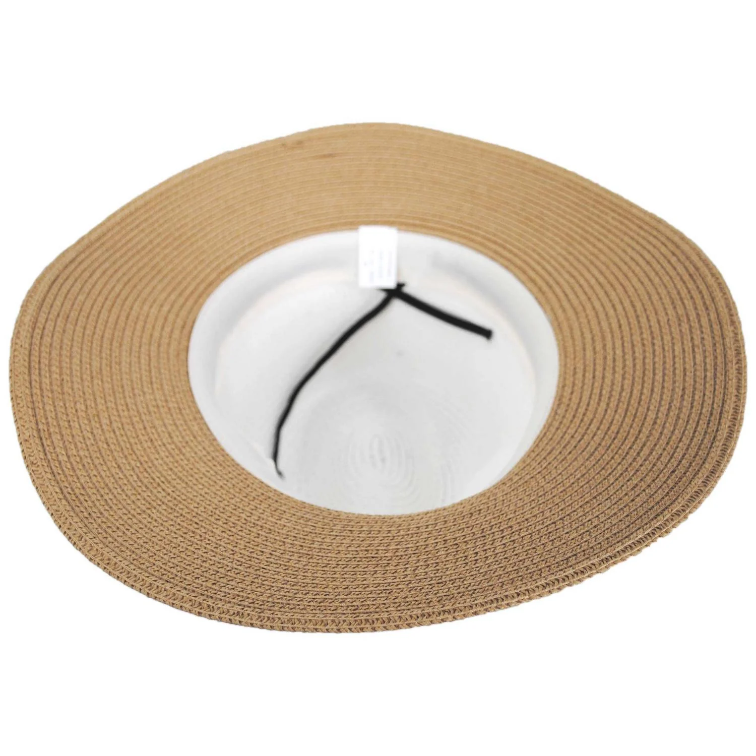 Two Tone Toyo Straw Fedora Hat - Image 12