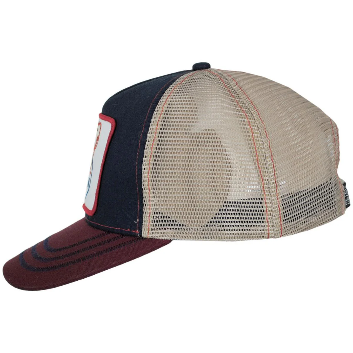 USA Snoopy Mesh Trucker Snapback Baseball Cap - Image 3
