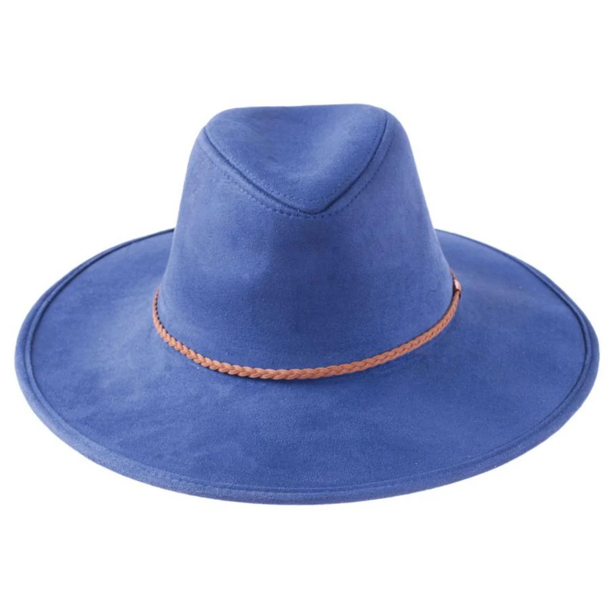 Vegan Suede Safari Fedora Hat - Made to Order