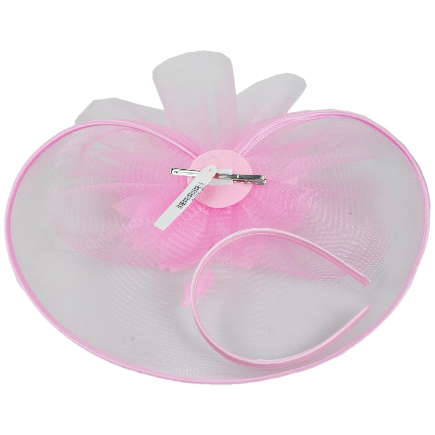 Veiled Floral and Feather Mesh Fascinator Hat - Image 8