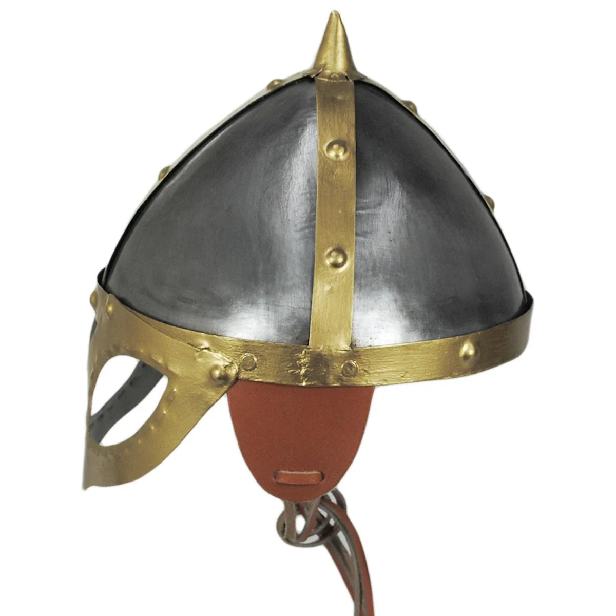 Viking Helmet with Spike and Mask - Image 3