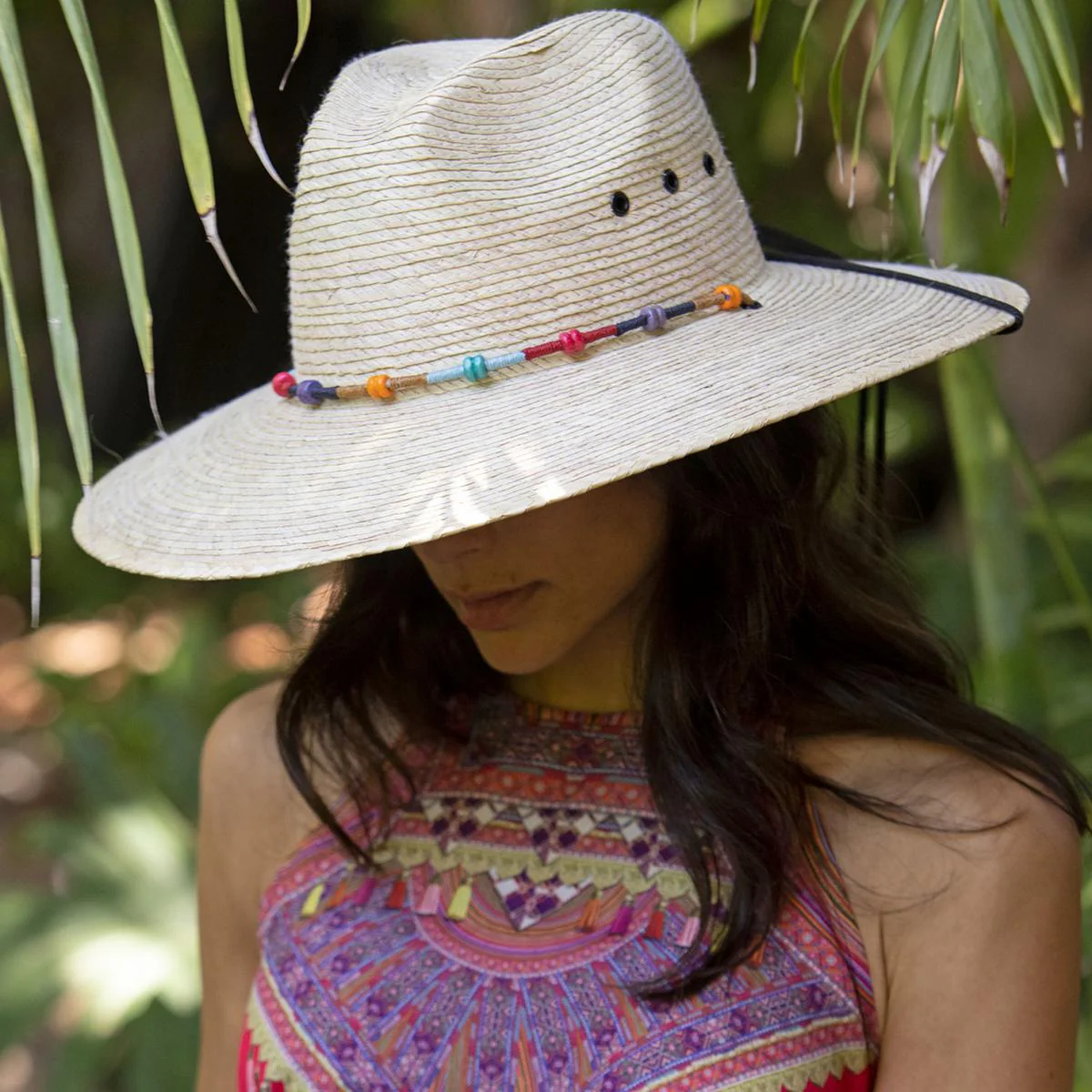 Viva Palm Straw Lifeguard Hat - Image 6