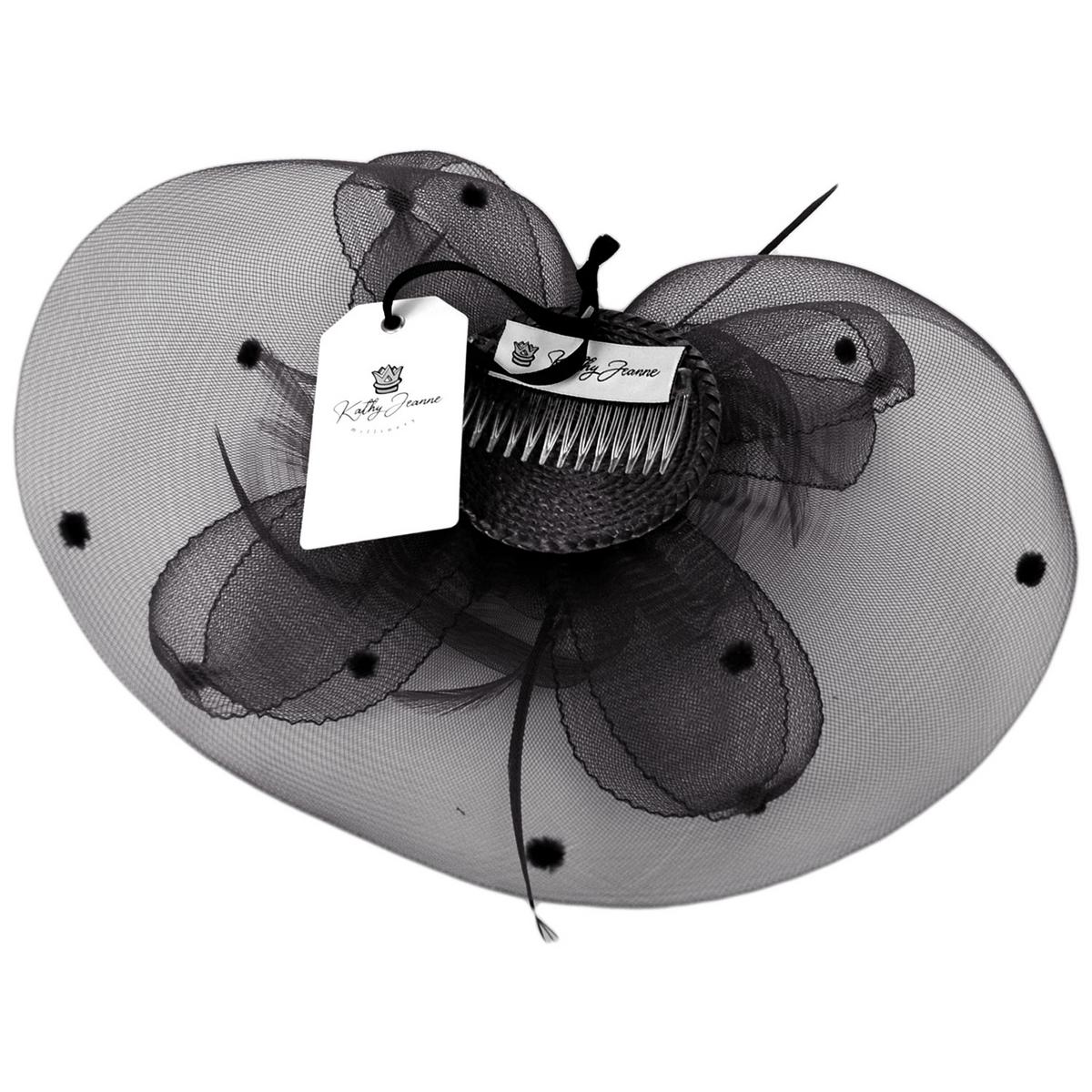 Voile Horsehair Mesh Fascinator Hat - Image 16