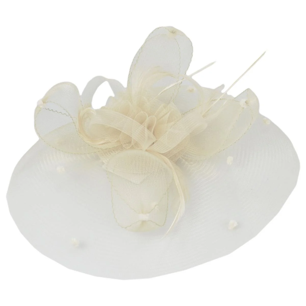 Voile Horsehair Mesh Fascinator Hat - Image 17