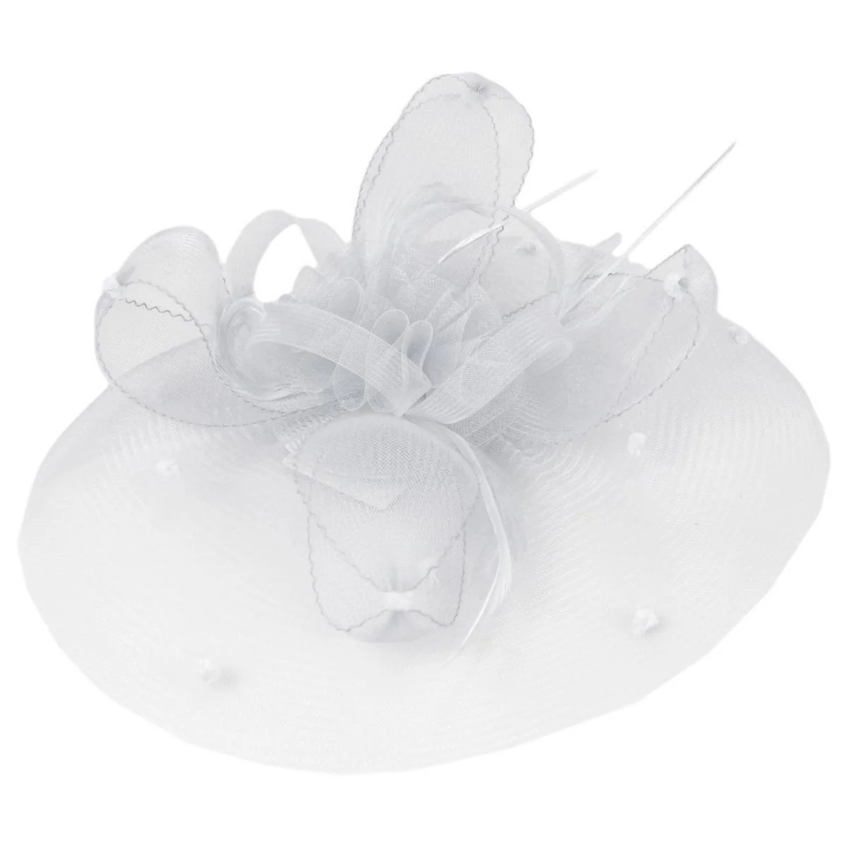 Voile Horsehair Mesh Fascinator Hat - Image 18