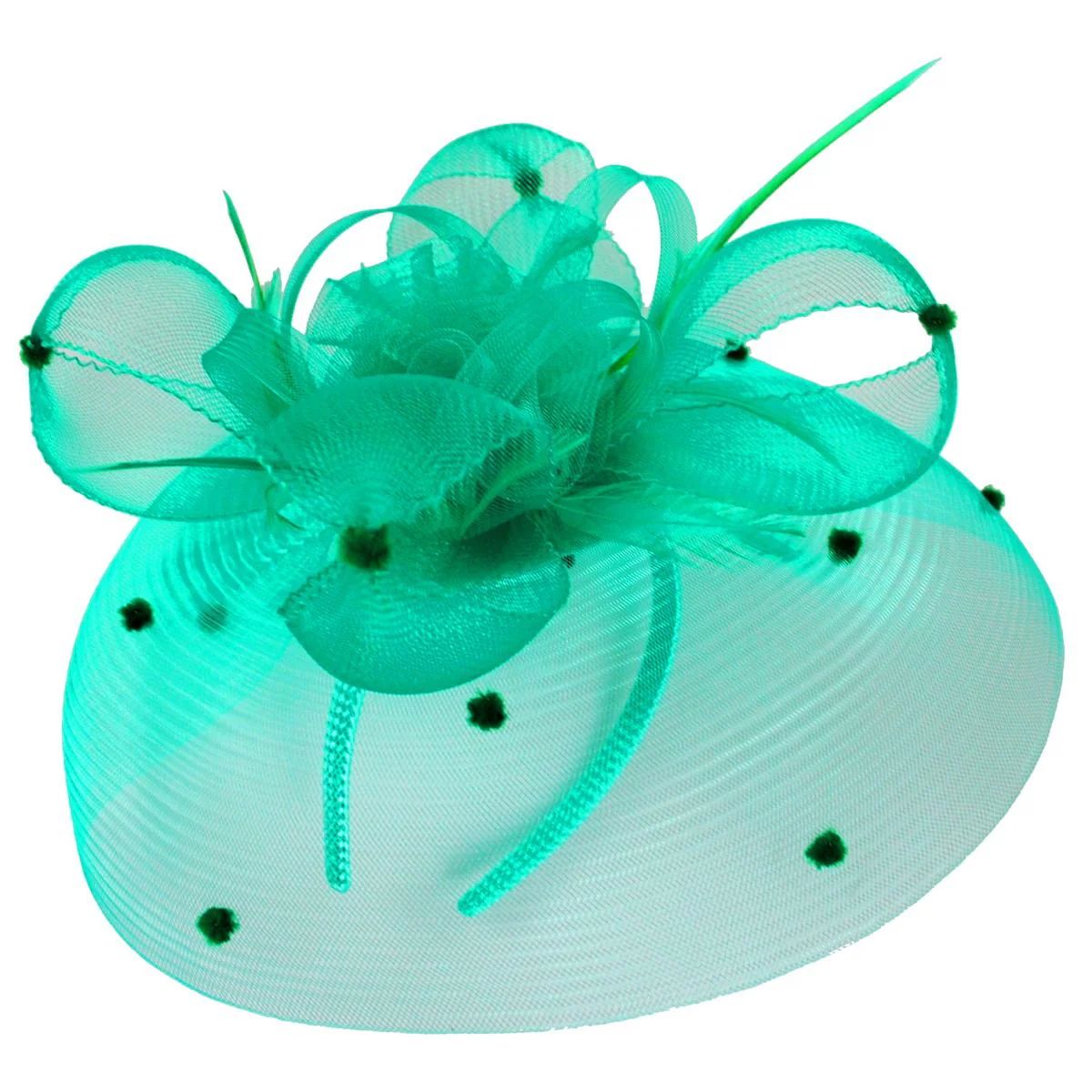 Voile Horsehair Mesh Fascinator Hat - Image 20