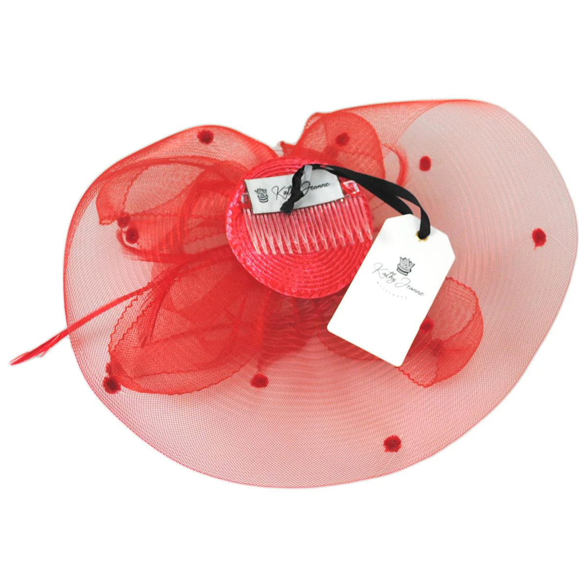 Voile Horsehair Mesh Fascinator Hat - Image 8