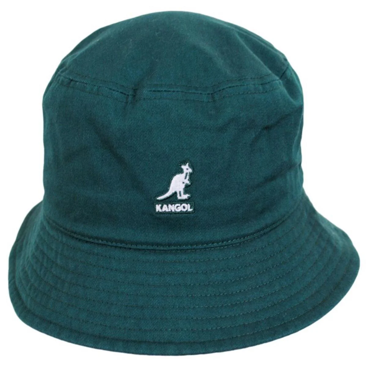 Washed Cotton Bucket Hat - Pine - Image 2