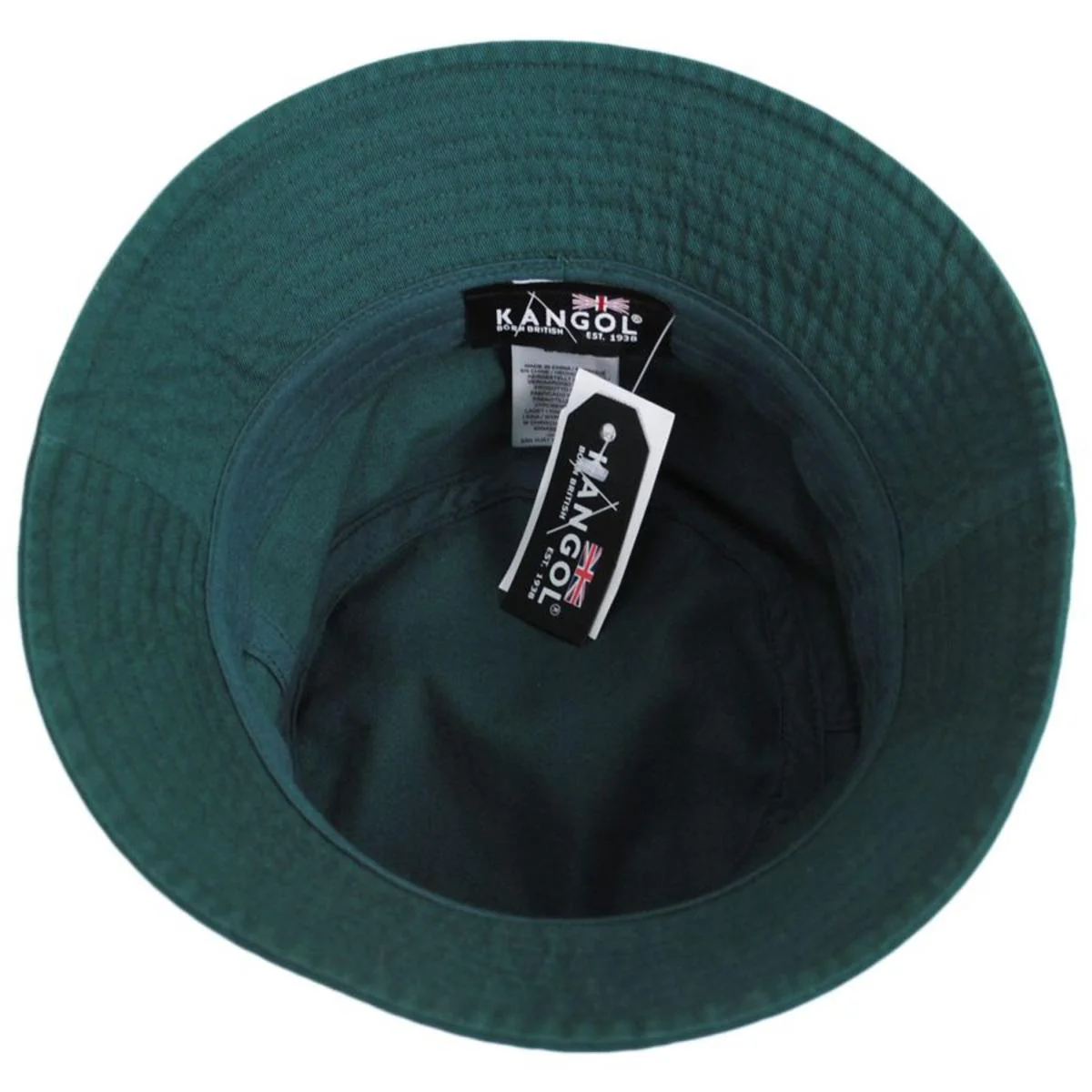 Washed Cotton Bucket Hat - Pine - Image 4