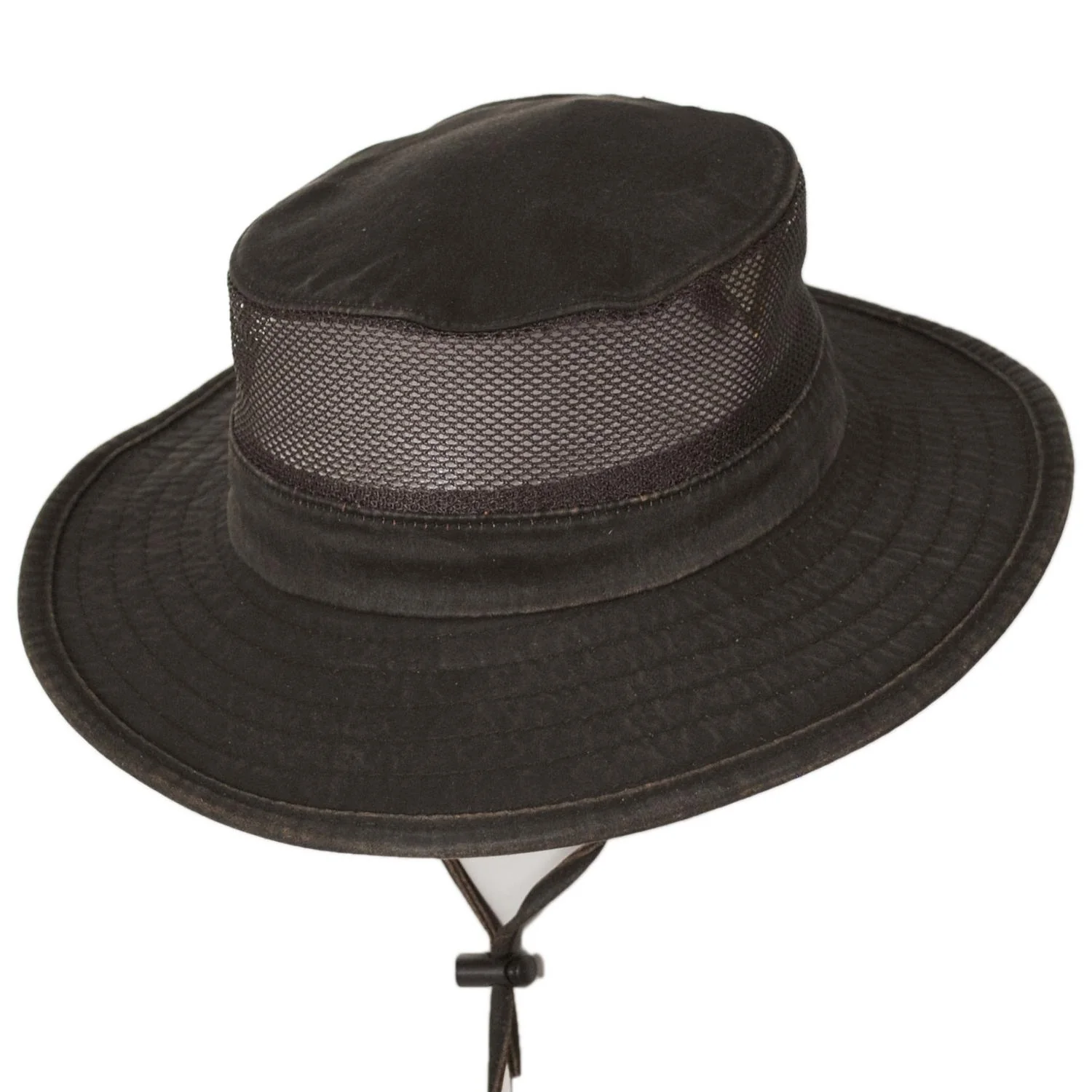Weathered Cotton Mesh Boonie Hat