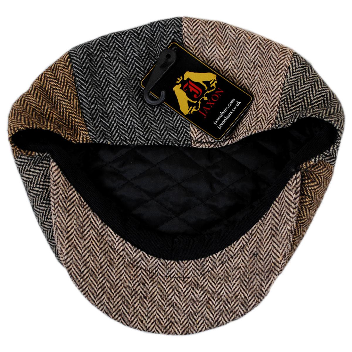 Wholesale Baby Herringbone Patchwork Wool Blend Newsboy Cap B2B Pre-Pack - Image 4