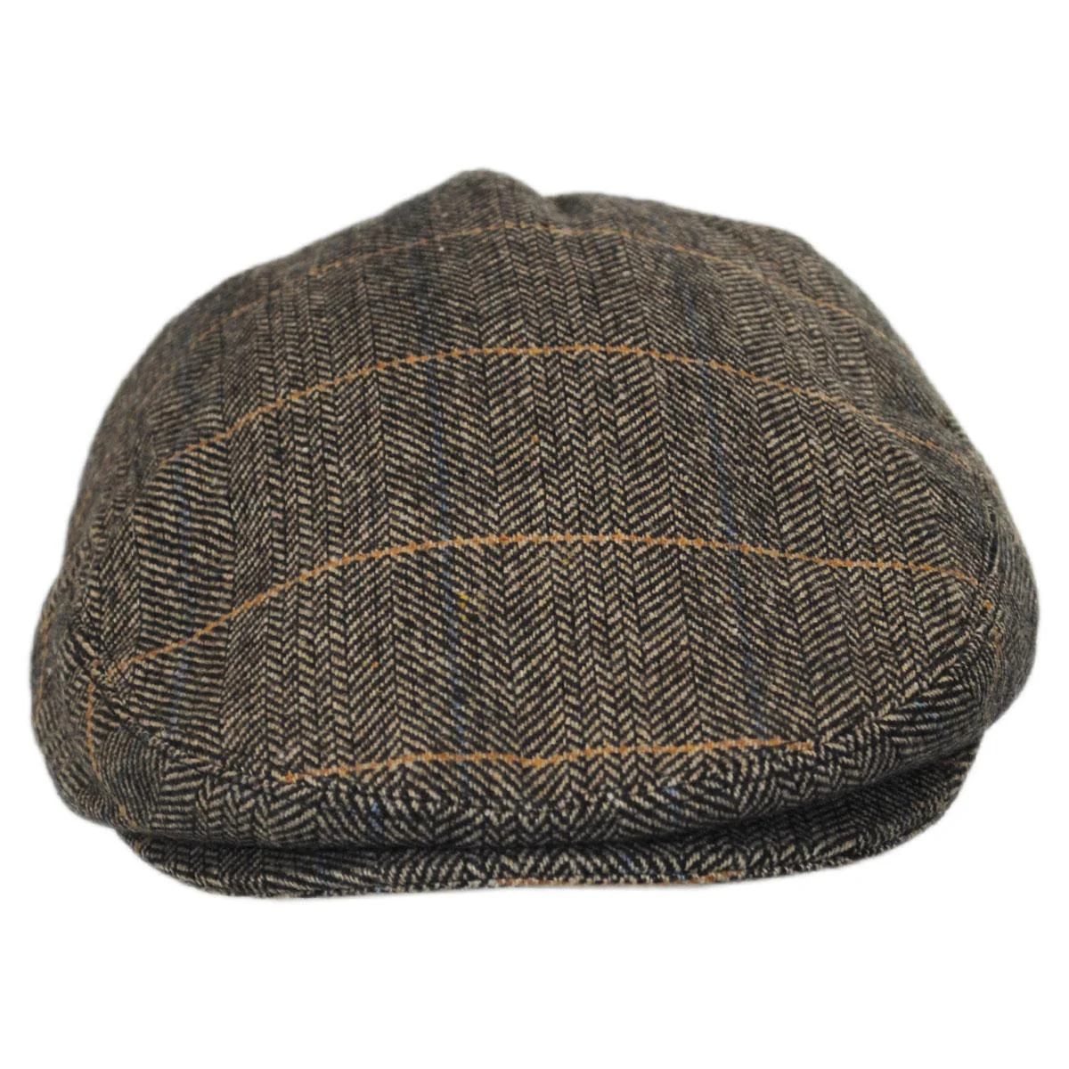 Wholesale Croydon Herringbone Plaid Wool Blend Ivy Cap B2B Pre-Pack - Image 2