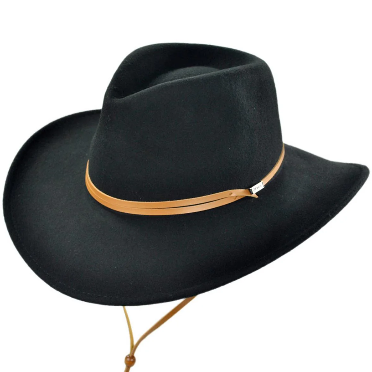 Wholesale Crushable Wool Felt Chincord Outback Hat B2B Pre-Pack