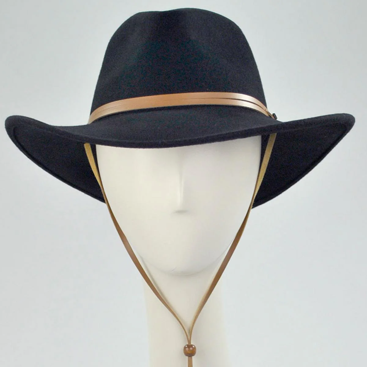 Wholesale Crushable Wool Felt Chincord Outback Hat B2B Pre-Pack - Image 2