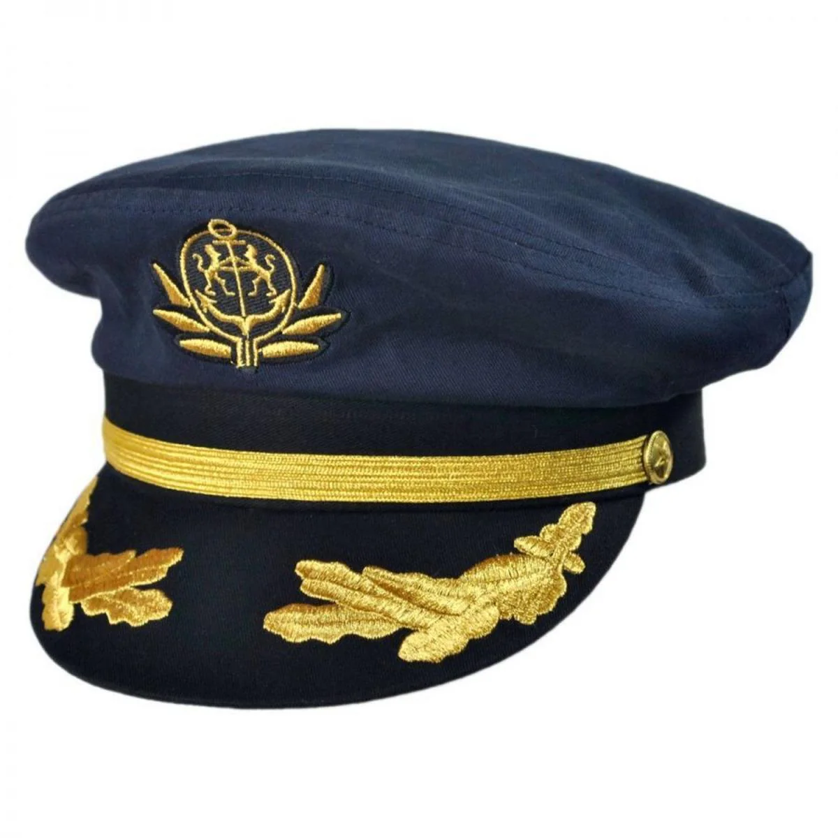 Wholesale Deluxe Adjustable Yacht Captain Cap B2B Pre-Pack