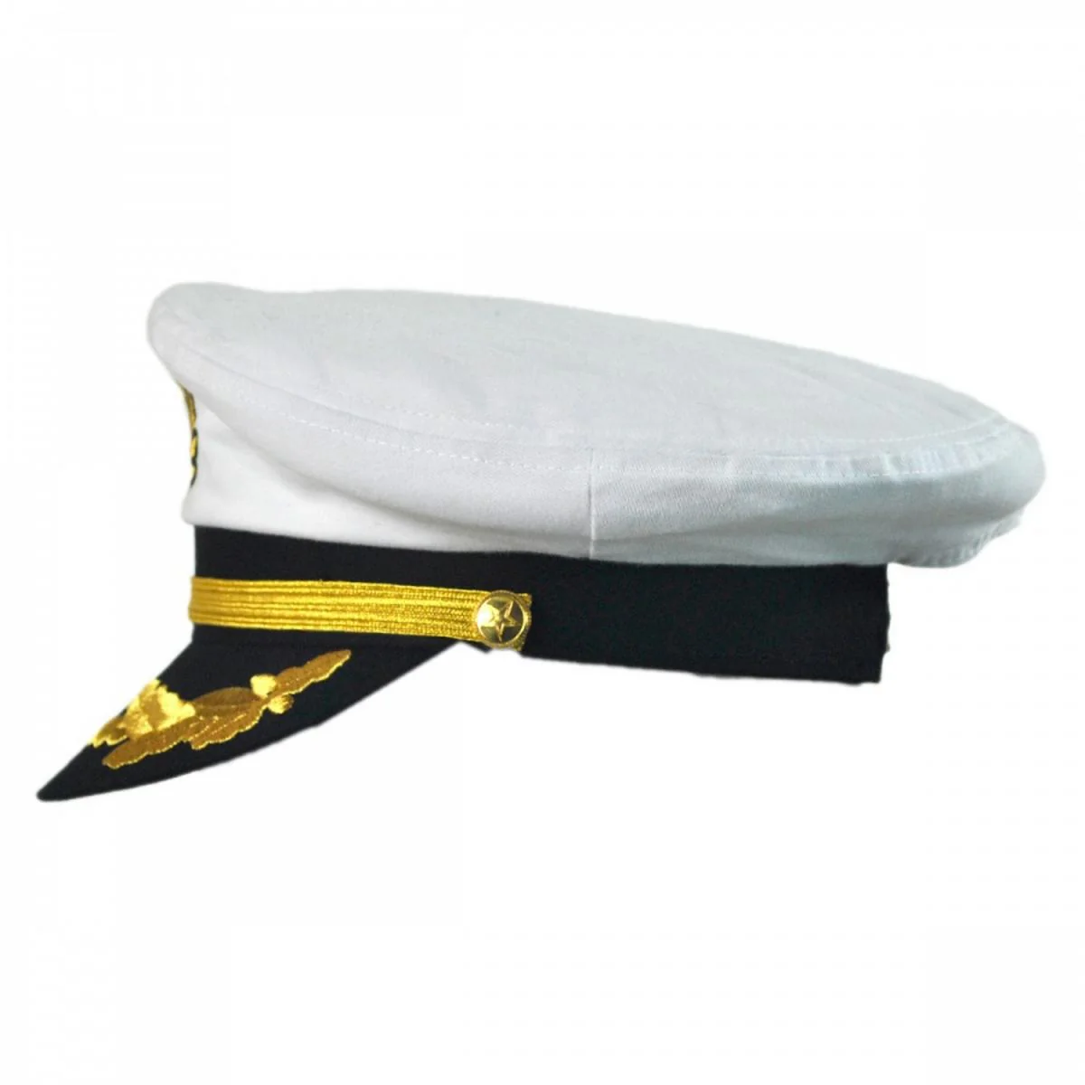 Wholesale Deluxe Adjustable Yacht Captain Cap B2B Pre-Pack - Image 7