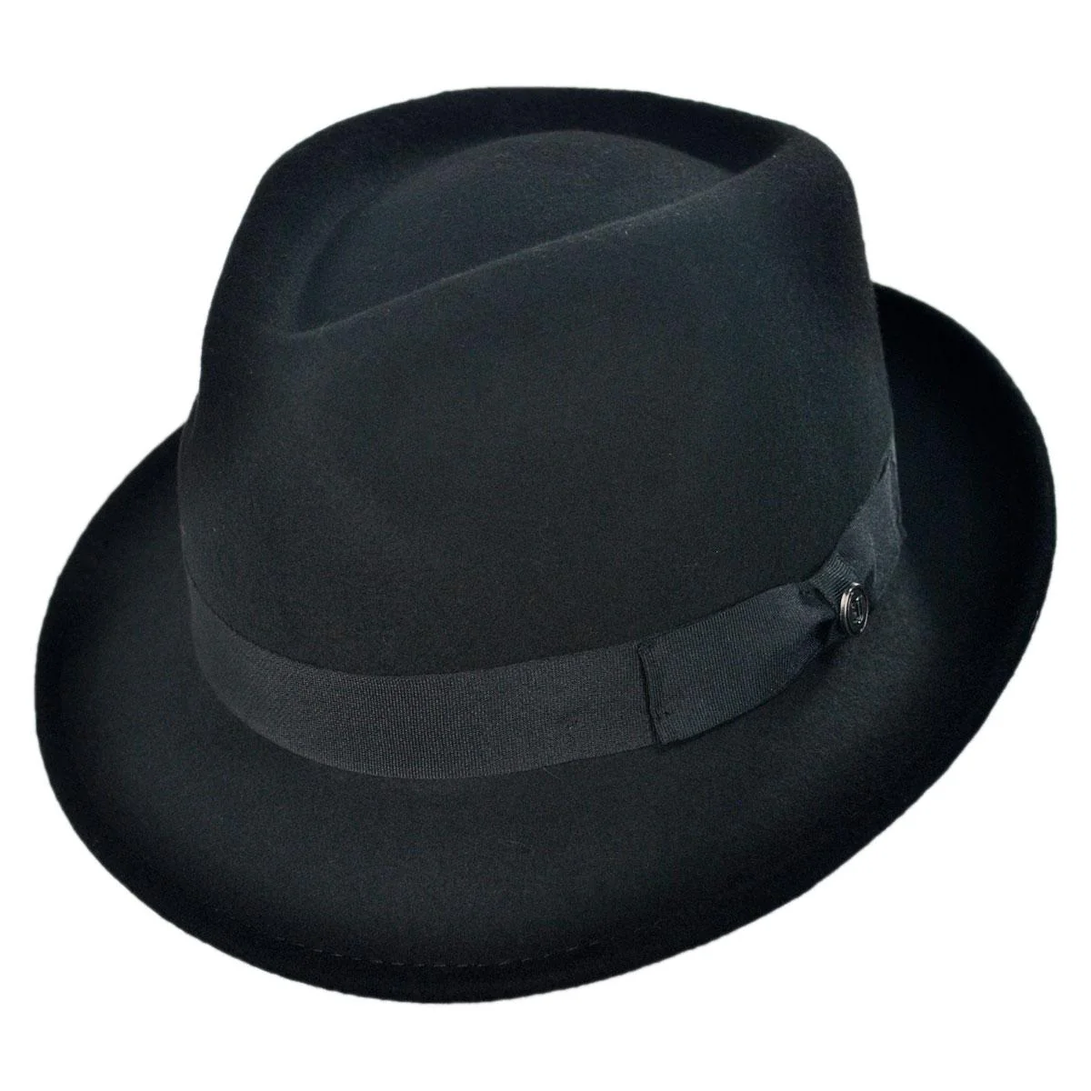 Wholesale Detroit Wool Felt Trilby Fedora Hat B2B Pre-Pack