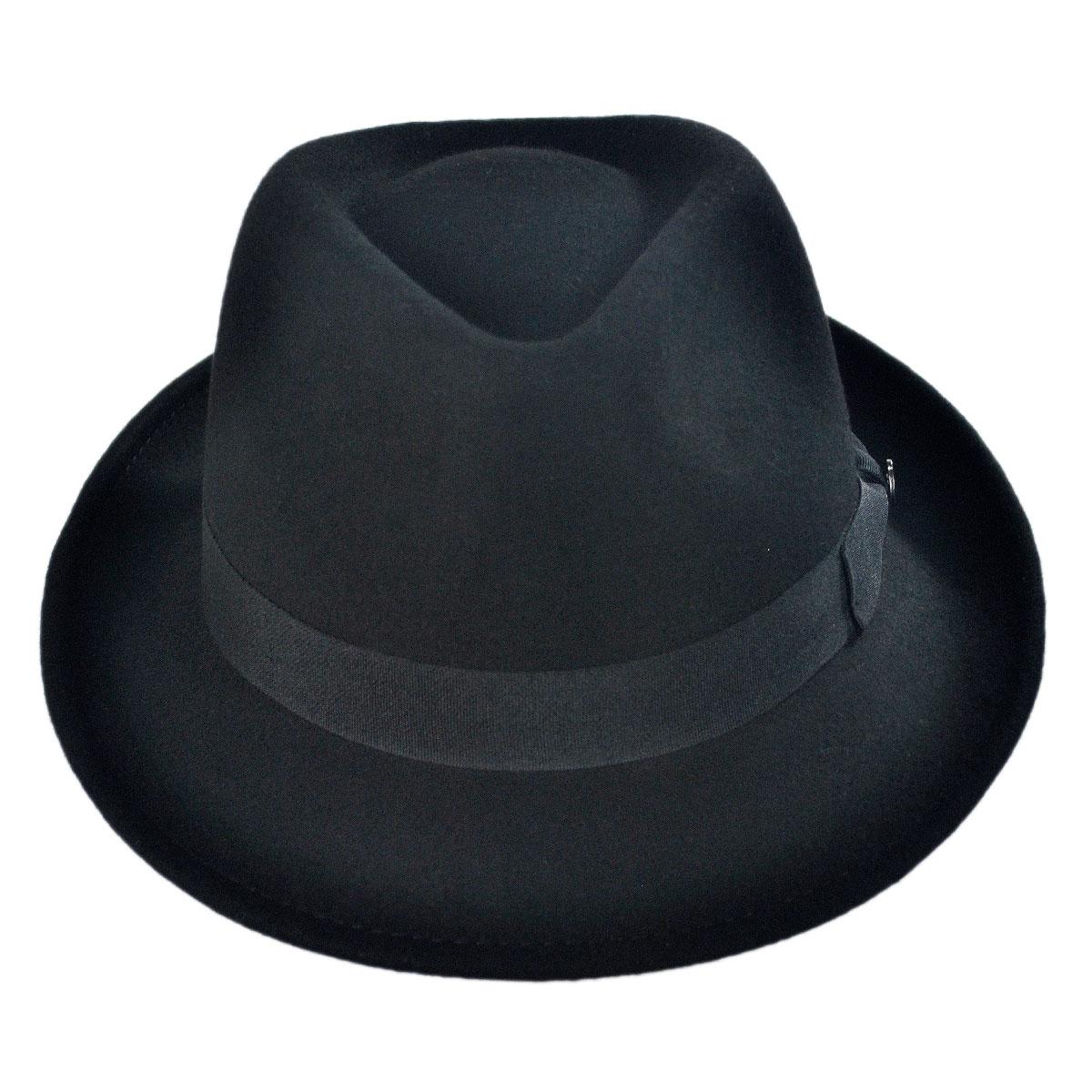 Wholesale Detroit Wool Felt Trilby Fedora Hat B2B Pre-Pack - Image 2