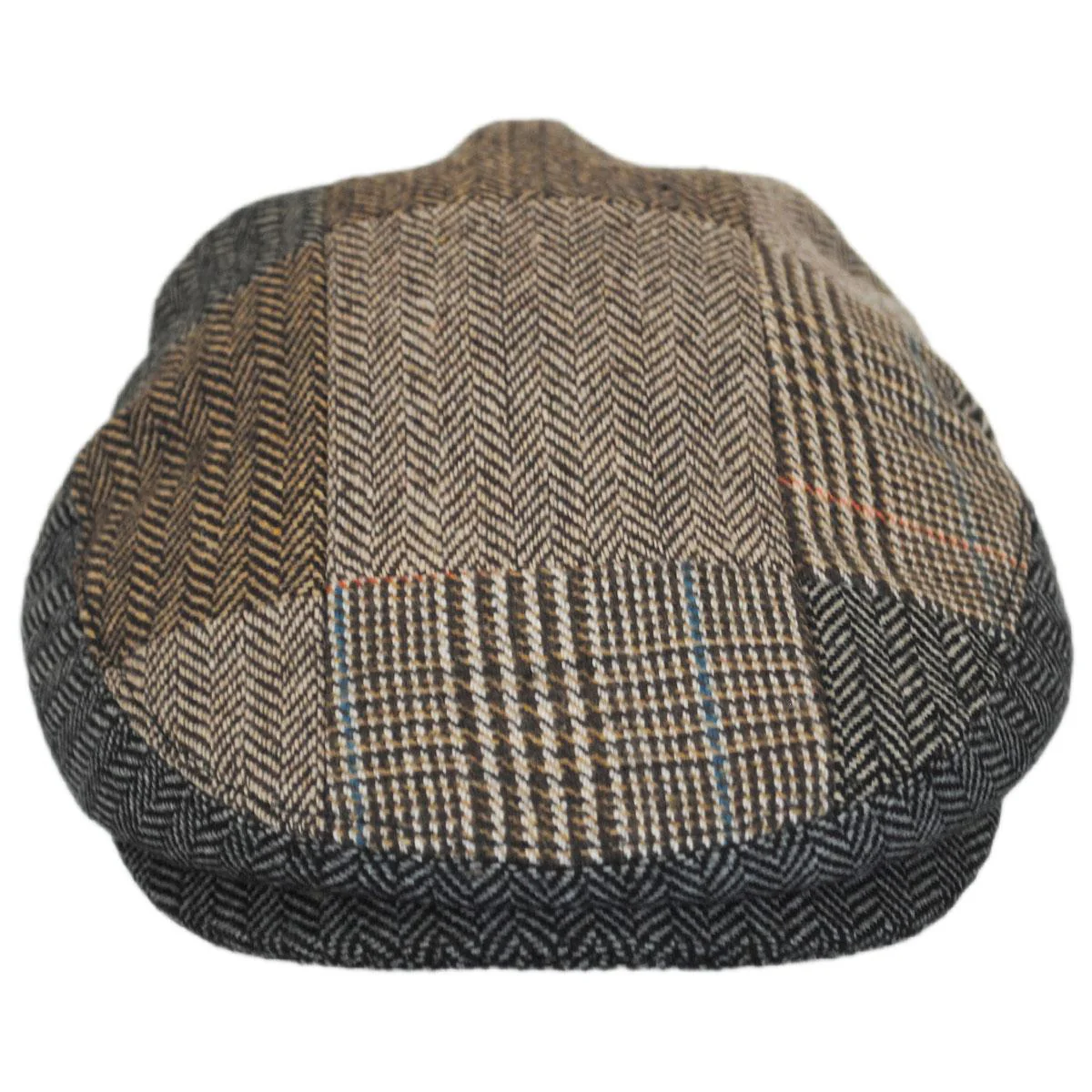 Wholesale Herringbone Patchwork Wool Blend Ivy Cap B2B Pre-Pack - Image 2