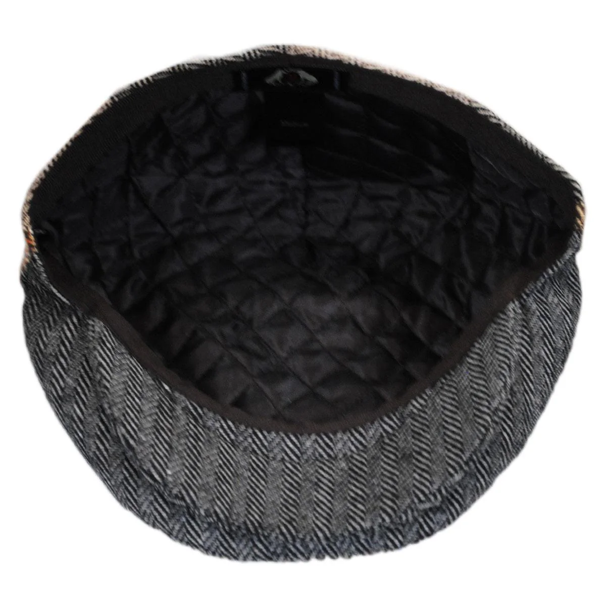 Wholesale Herringbone Patchwork Wool Blend Ivy Cap B2B Pre-Pack - Image 4