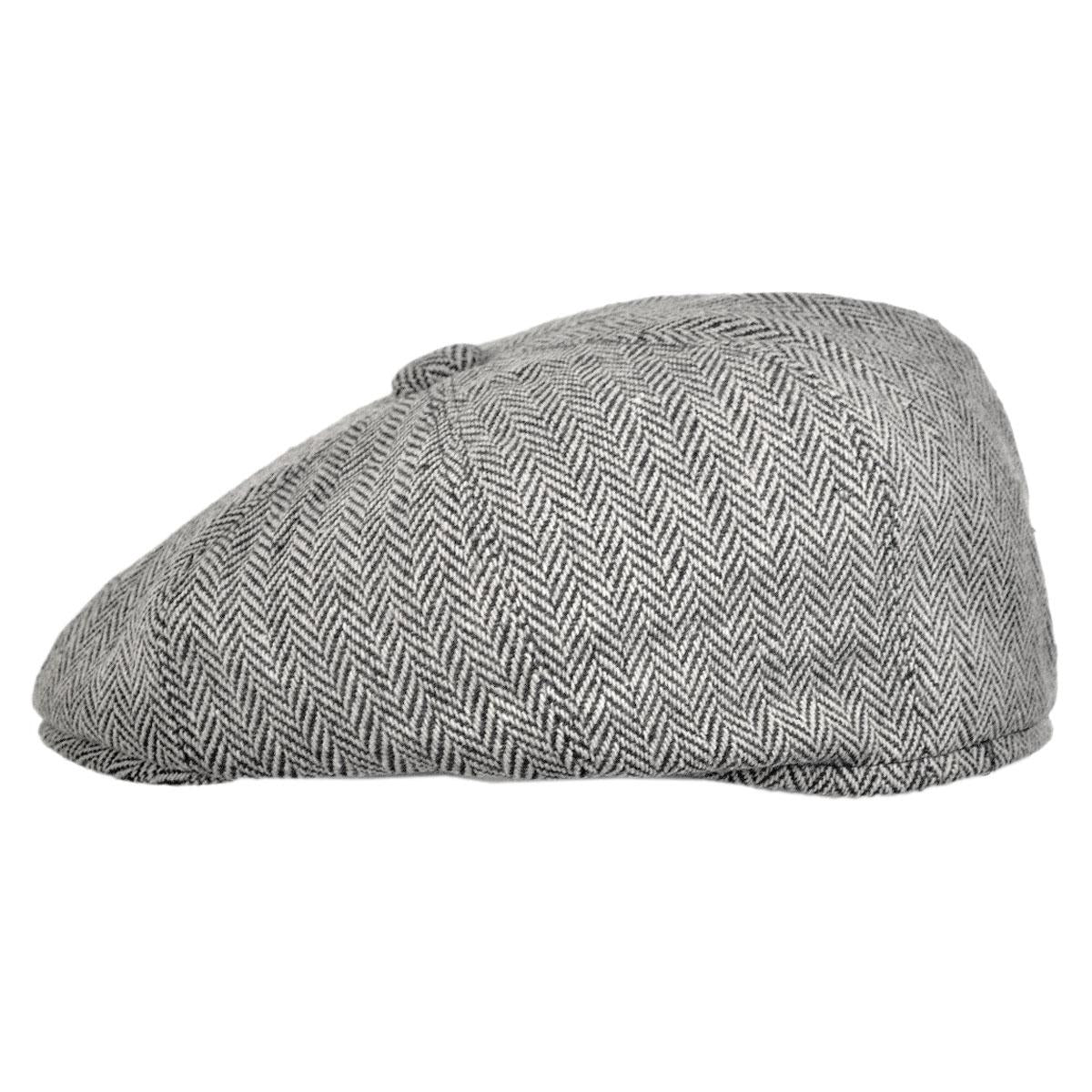 Wholesale Herringbone Wool Blend Newsboy Cap B2B Pre-Pack - Image 3
