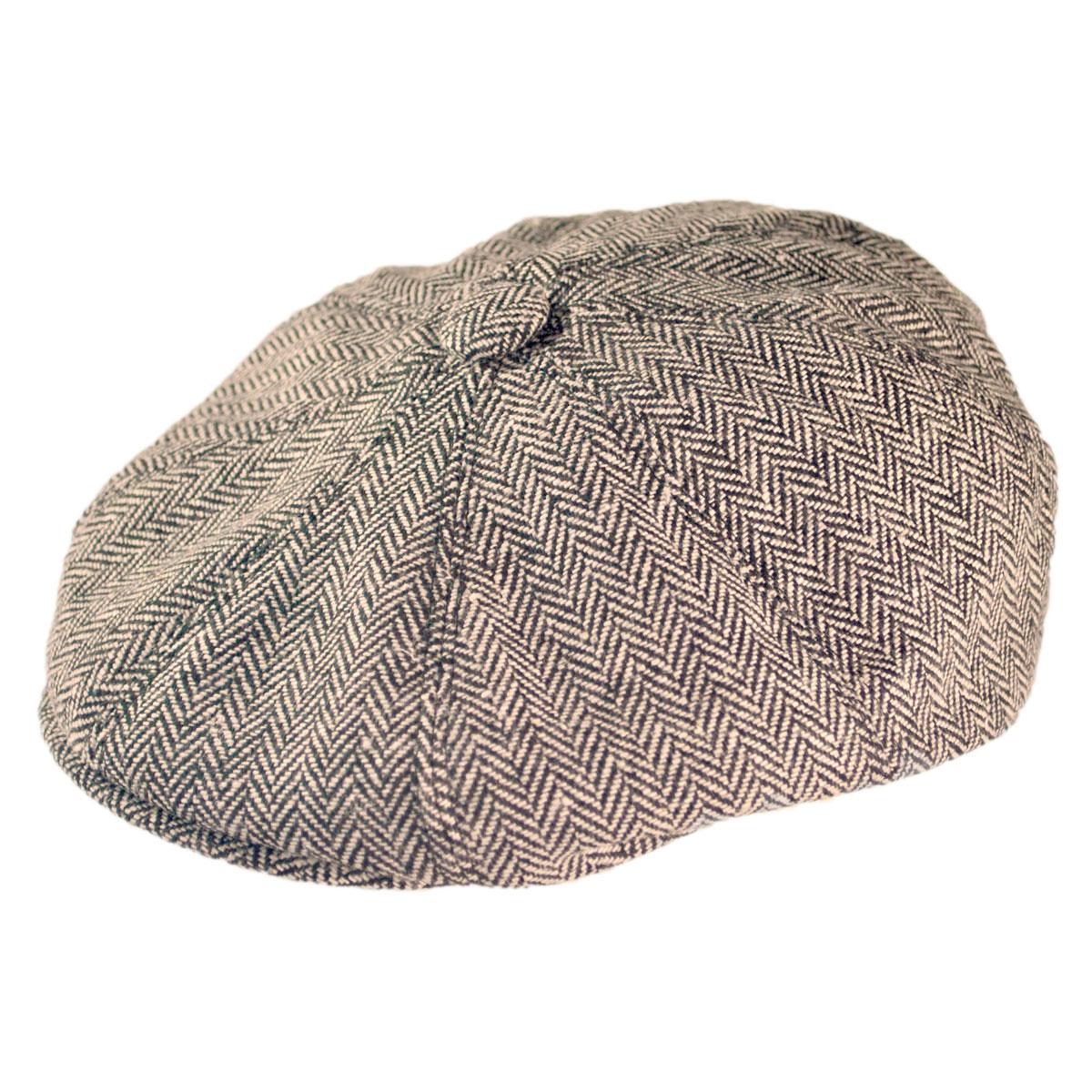 Wholesale Herringbone Wool Blend Newsboy Cap B2B Pre-Pack - Image 5