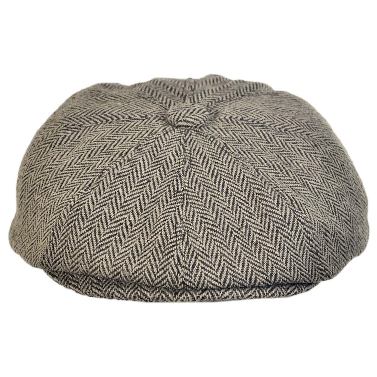 Wholesale Herringbone Wool Blend Newsboy Cap B2B Pre-Pack - Image 6