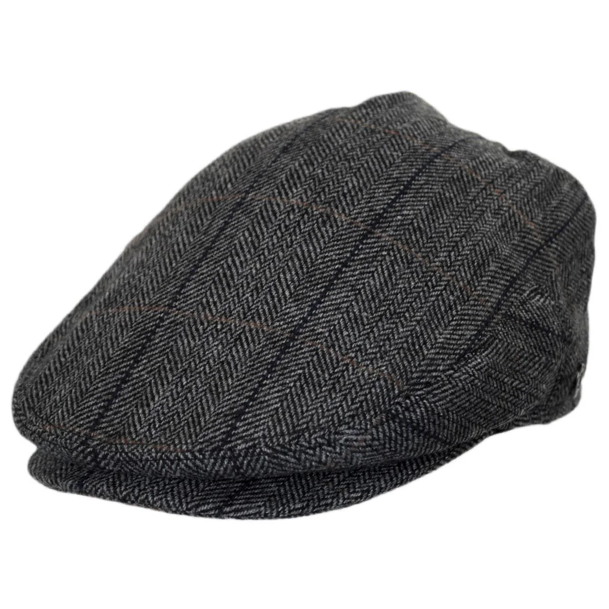 Wholesale Holborn Herringbone Plaid Wool Blend Ivy Cap B2B Pre-Pack