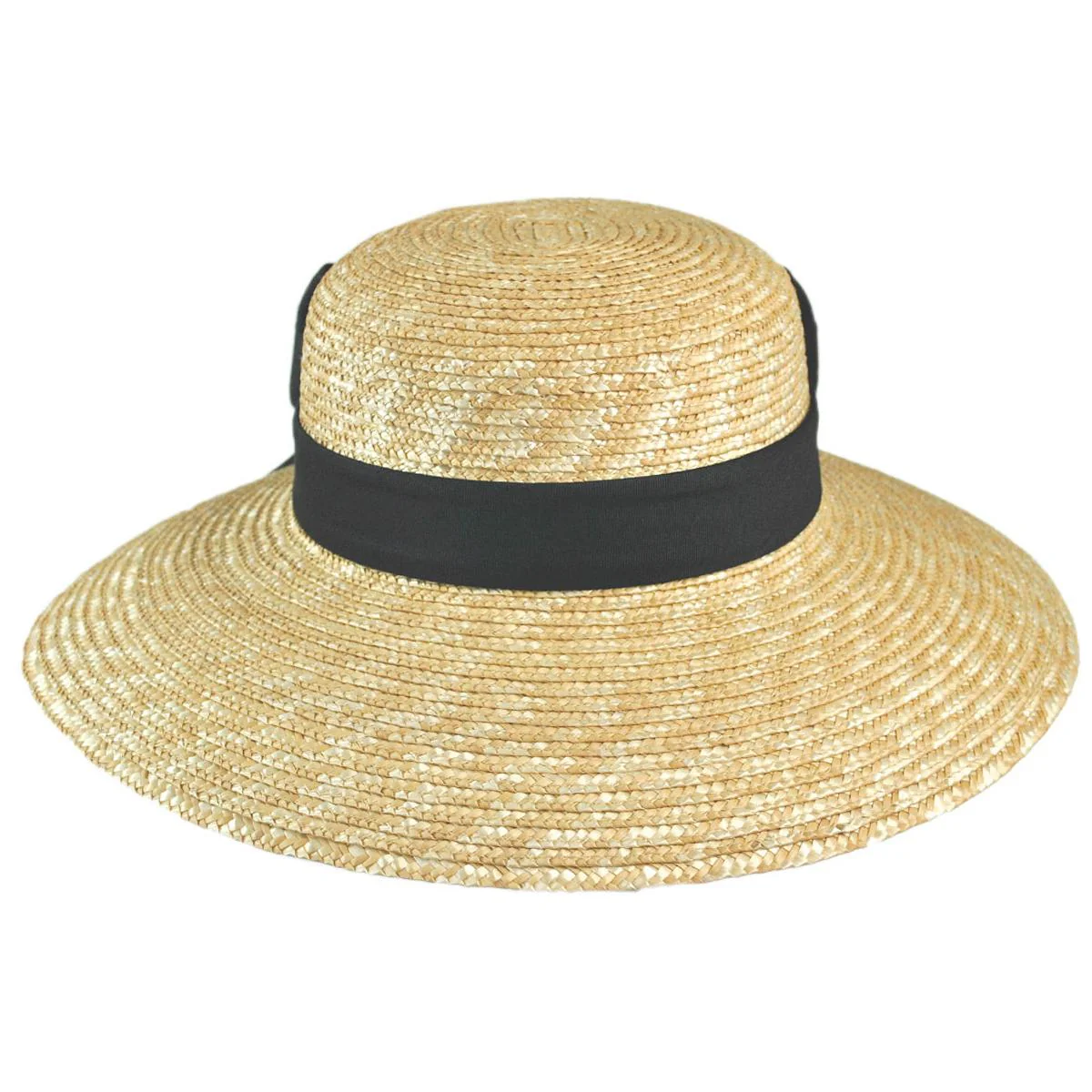 Wholesale Milan Straw Boater Sun Hat B2B Pre-Pack - Image 3