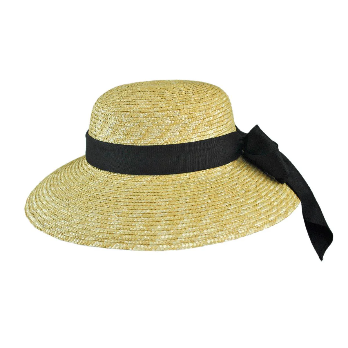 Wholesale Milan Straw Boater Sun Hat B2B Pre-Pack - Image 4