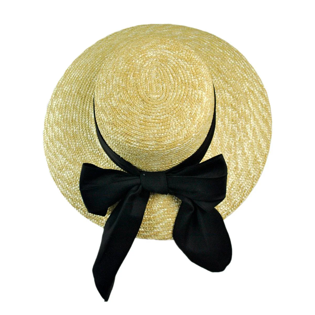 Wholesale Milan Straw Boater Sun Hat B2B Pre-Pack - Image 5