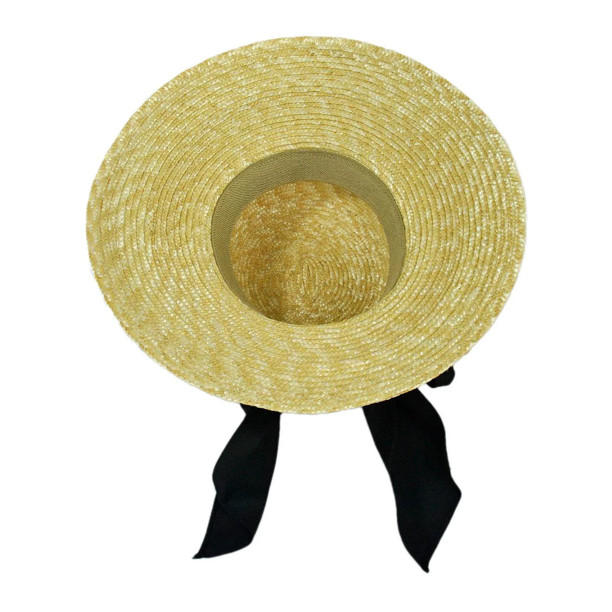Wholesale Milan Straw Boater Sun Hat B2B Pre-Pack - Image 6