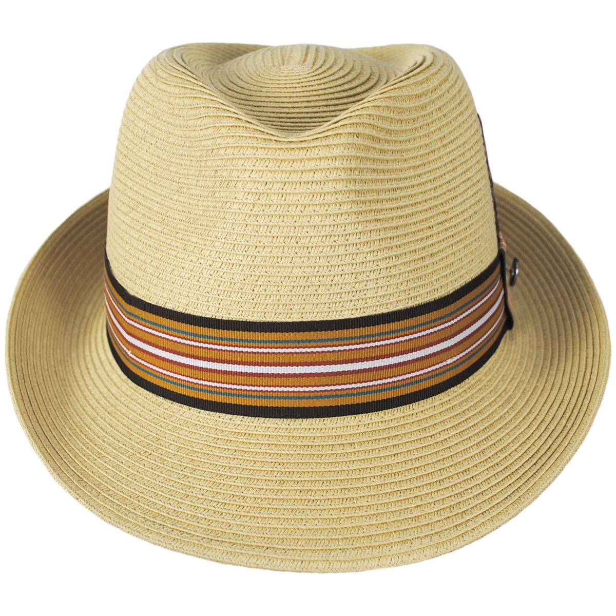 Wholesale Ridley Toyo Straw Trilby Fedora Hat B2B Pre-Pack - Image 4