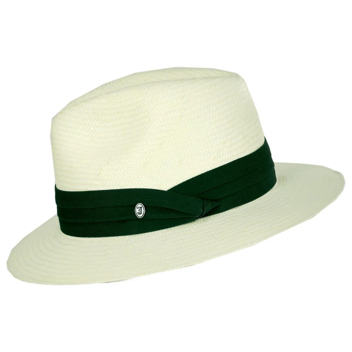 Wholesale Toyo Straw Safari Fedora Hat - Green Band B2B Pre-Pack - Image 3