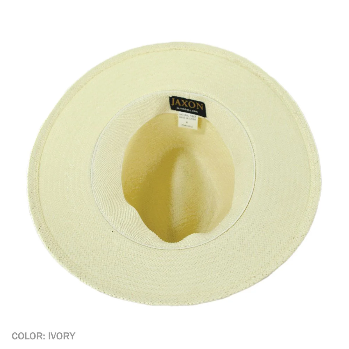 Wholesale Toyo Straw Safari Fedora Hat - Khaki Band B2B Pre-Pack - Image 4
